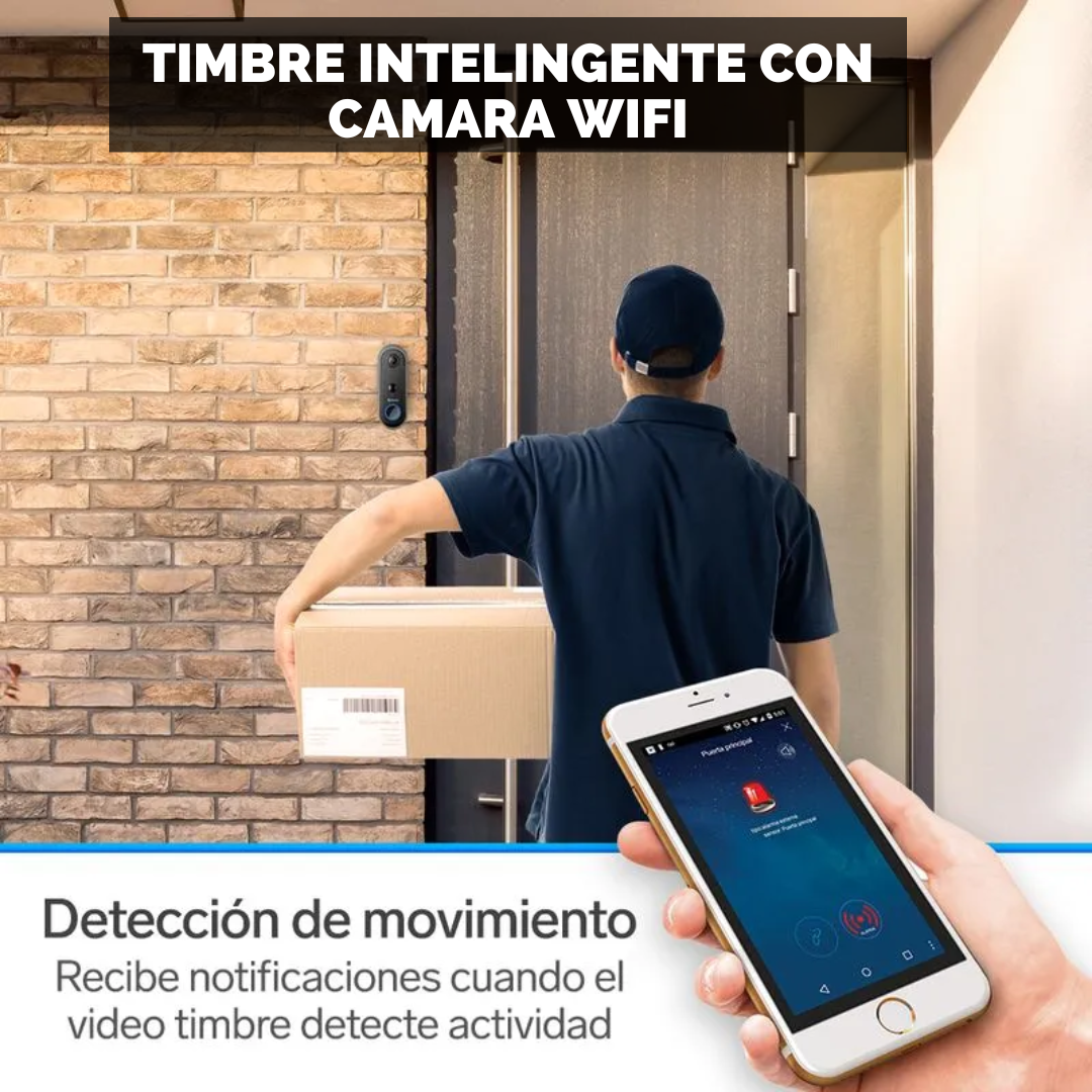 Timbre Inteligente Inalámbrico Cámara 720p Wifi – colombiatrendsco